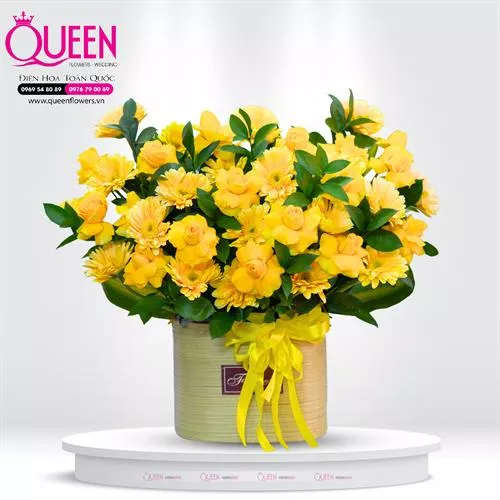 Mẫu Hoa Cắm Hộp Đẹp 166