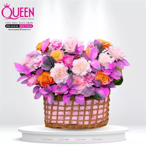 Mẫu Hoa Giỏ Đẹp 088