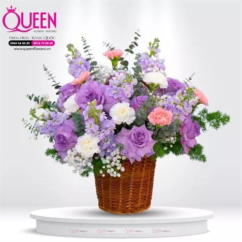 Mẫu Hoa Giỏ Đẹp 084