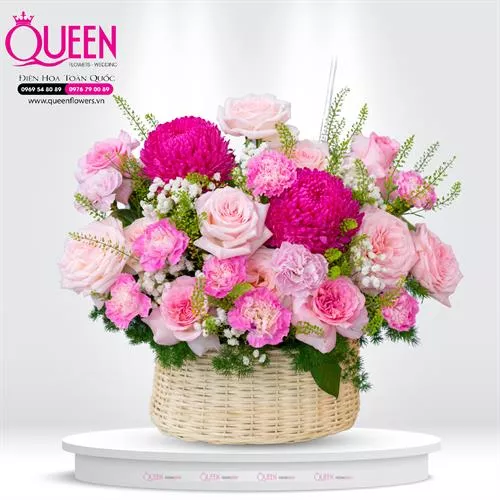 Mẫu Hoa Giỏ Đẹp 085