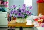 Mẫu Hoa Giỏ Đẹp 002