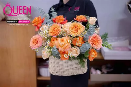 Mẫu Hoa Giỏ Đẹp 005