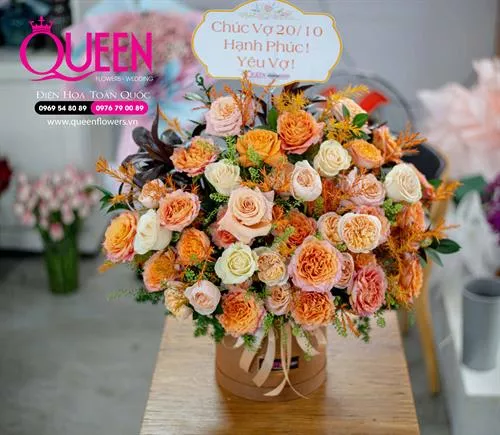 Mẫu Hoa Cắm Hộp Đẹp 015