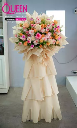 Mẫu Lẵng Hoa Khai Trương Đẹp 008