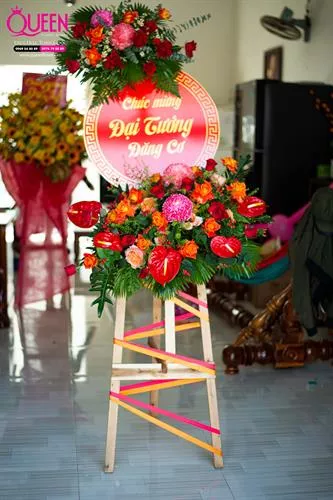 Mẫu Lẵng Hoa Khai Trương Đẹp 033