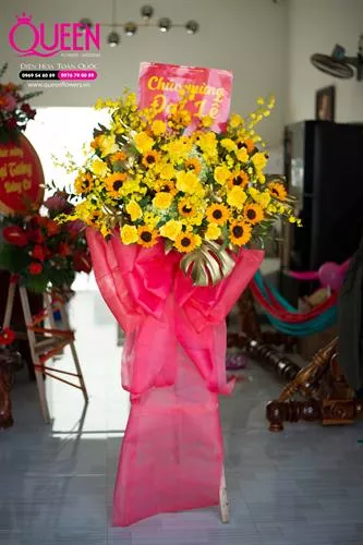 Mẫu Lẵng Hoa Khai Trương Đẹp 034