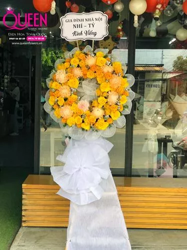 Mẫu Hoa Chia Buồn 03
