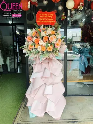 Mẫu Lẵng Hoa Khai Trương Đẹp 010
