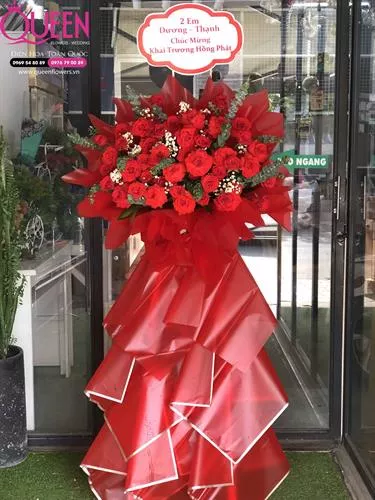 Mẫu Lẳng Hoa Khai Trương Đẹp 012