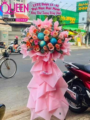 Mẫu Lẵng Hoa Khai Trương Đẹp 013
