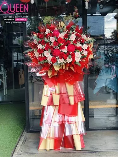 Mẫu Lẵng Hoa Khai Trương Đẹp 014