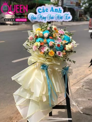 Mẫu Lẵng Hoa Khai Trương Đẹp 023
