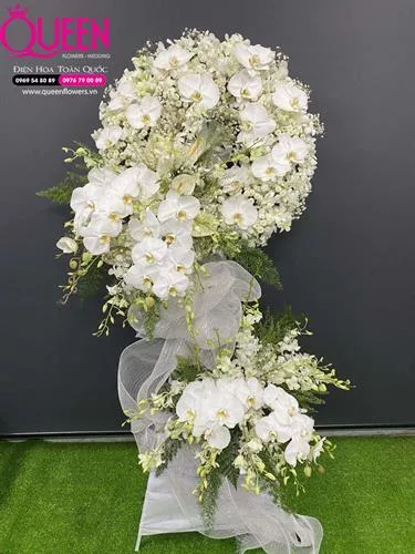 Mẫu Hoa Chia Buồn 09