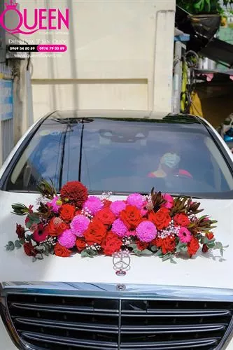 Mẫu Hoa Xe Cưới 001