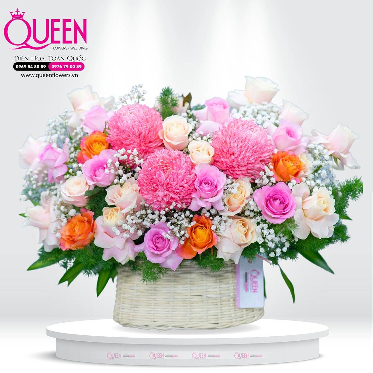 Mẫu Hoa Giỏ Đẹp 072