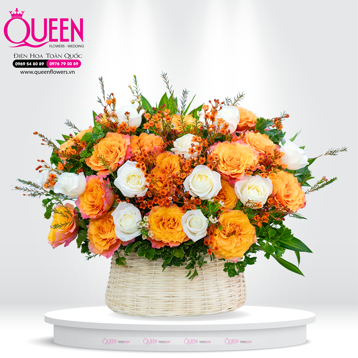 Mẫu Hoa Giỏ Đẹp 081