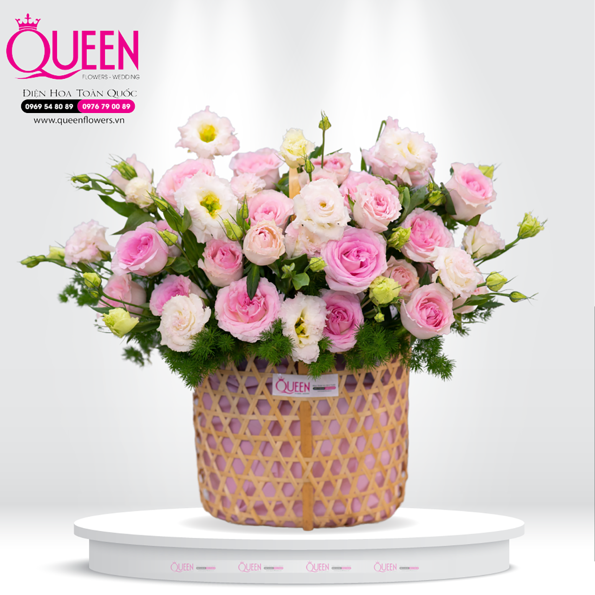 Mẫu Hoa Giỏ Đẹp 043