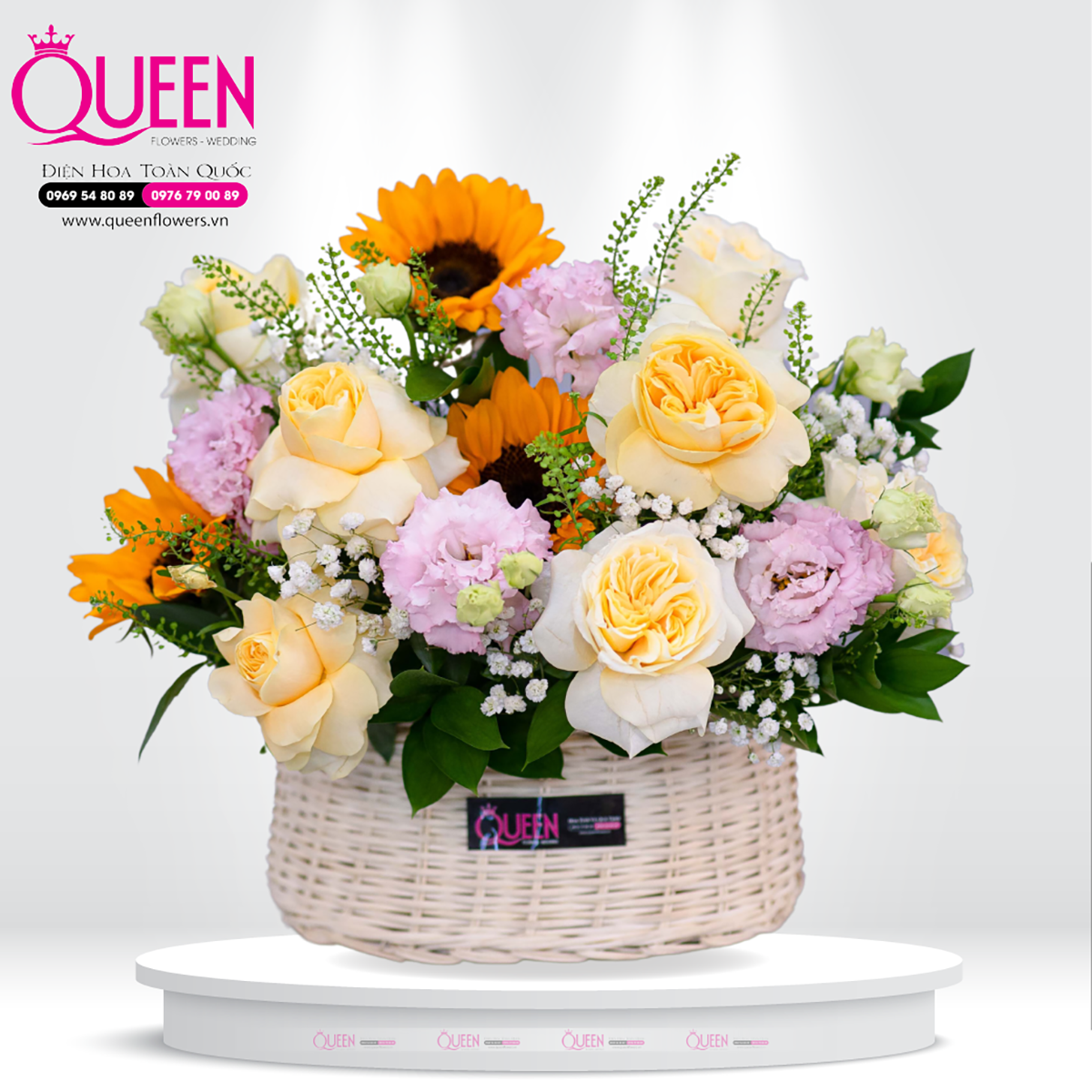 Mẫu Hoa Giỏ Đẹp 032