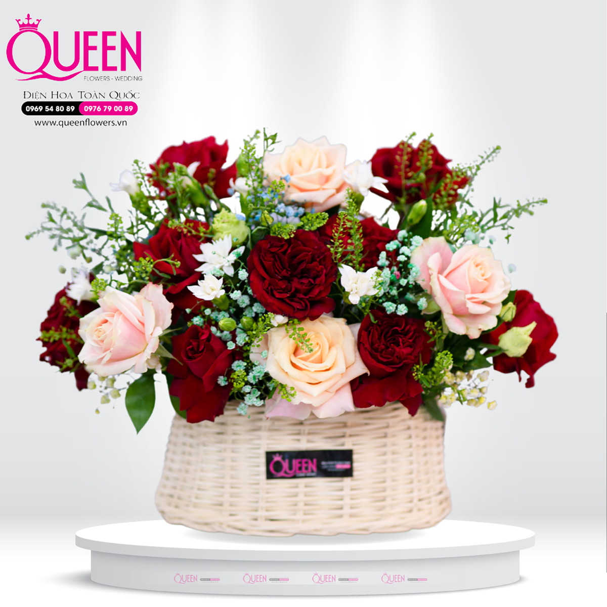 Mẫu Hoa Giỏ Đẹp 028