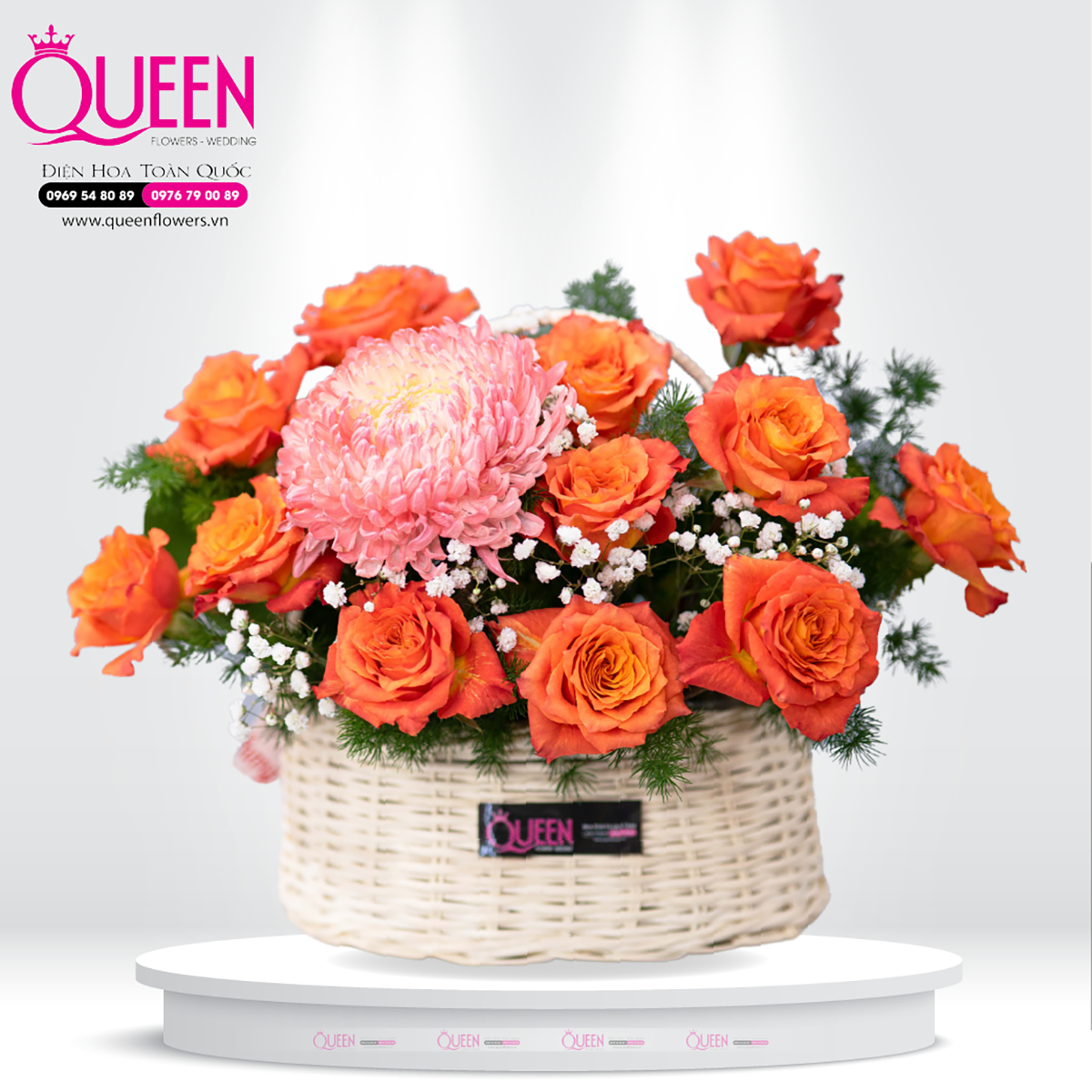 Mẫu Hoa Giỏ Đẹp 022