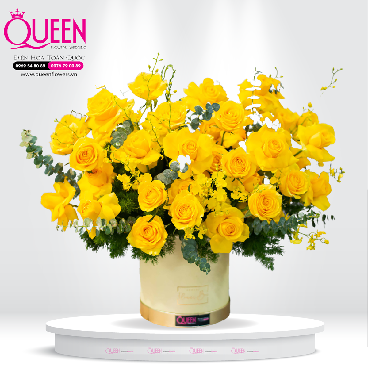 Mẫu Hoa Cắm Hộp Đẹp 029