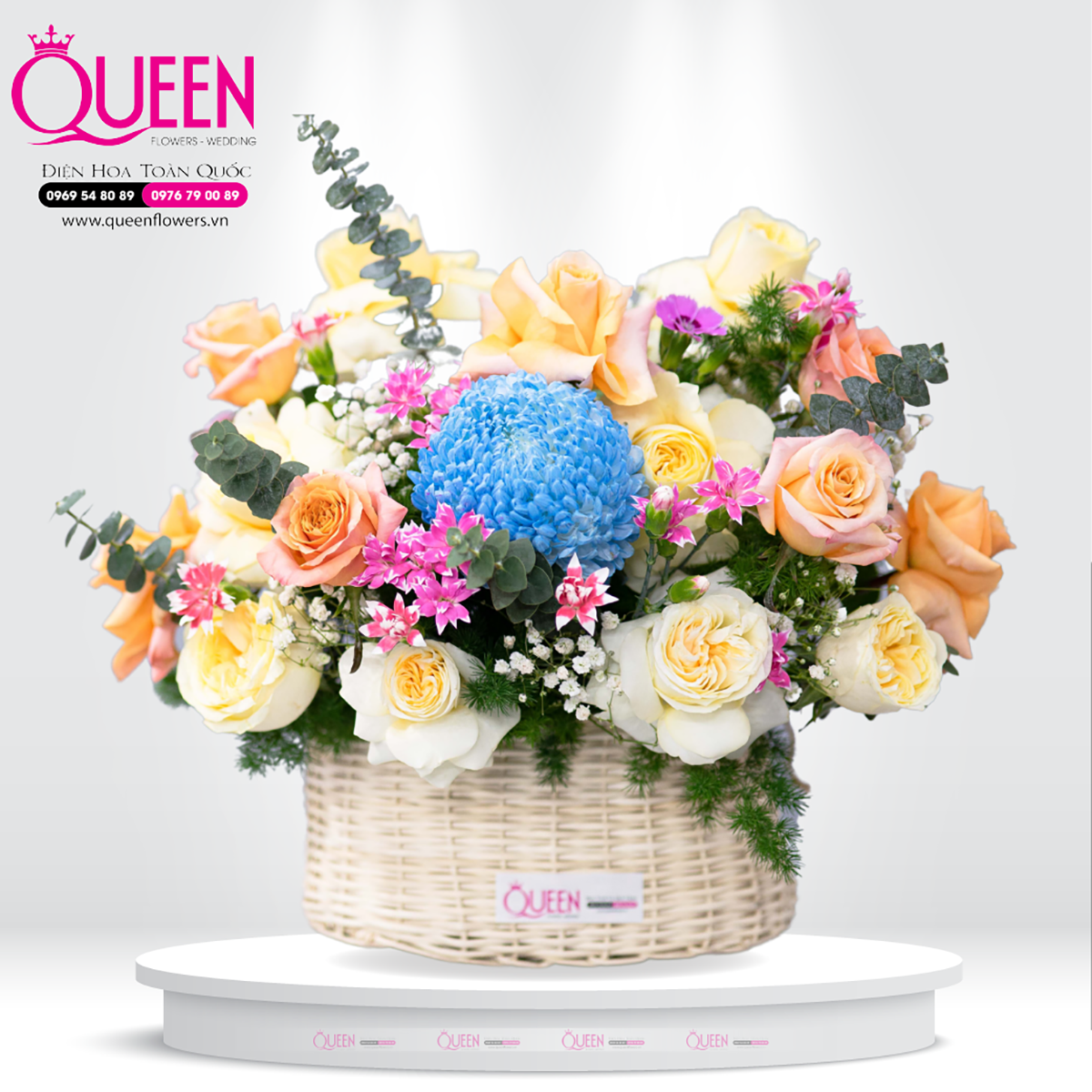 Mẫu Hoa Giỏ Đẹp 020