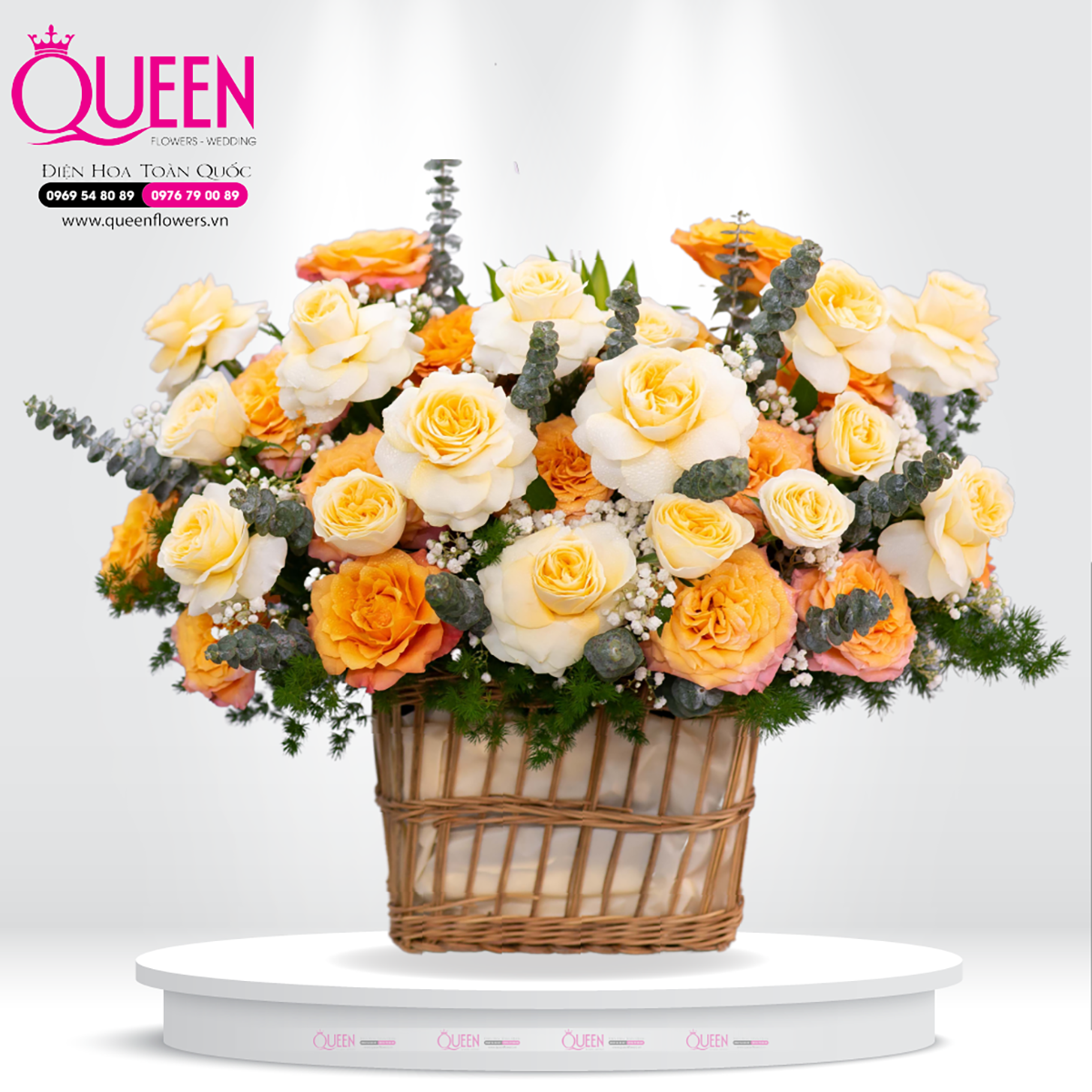 Mẫu Hoa Giỏ Đẹp 041