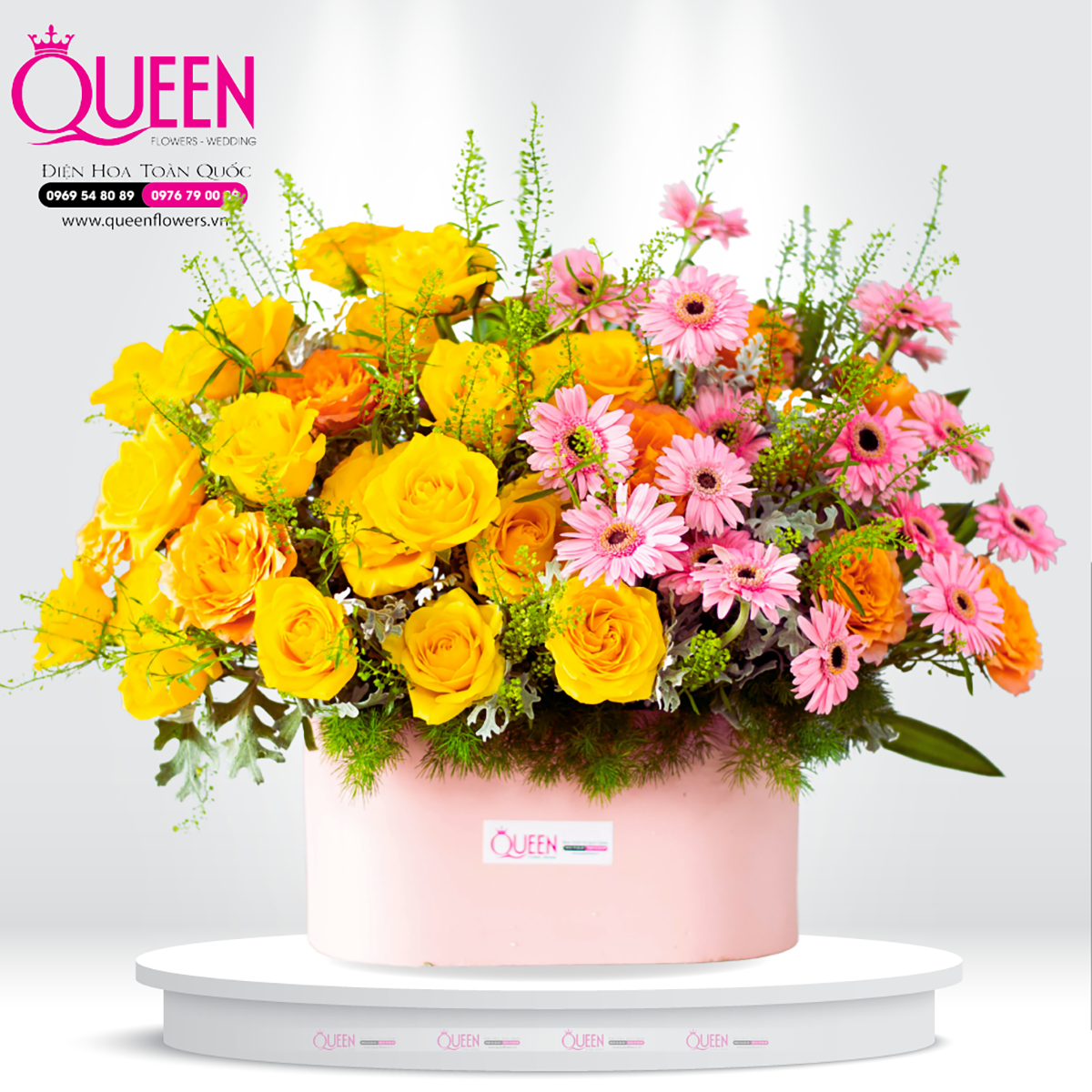 Mẫu Hoa Giỏ Đẹp 012