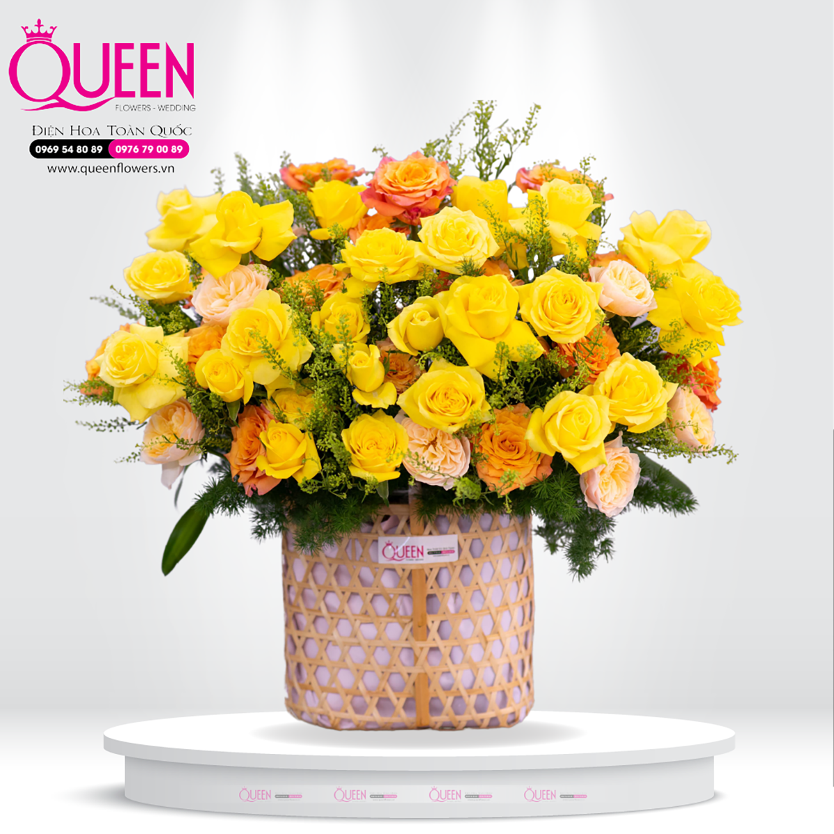 Mẫu Hoa Giỏ Đẹp 040