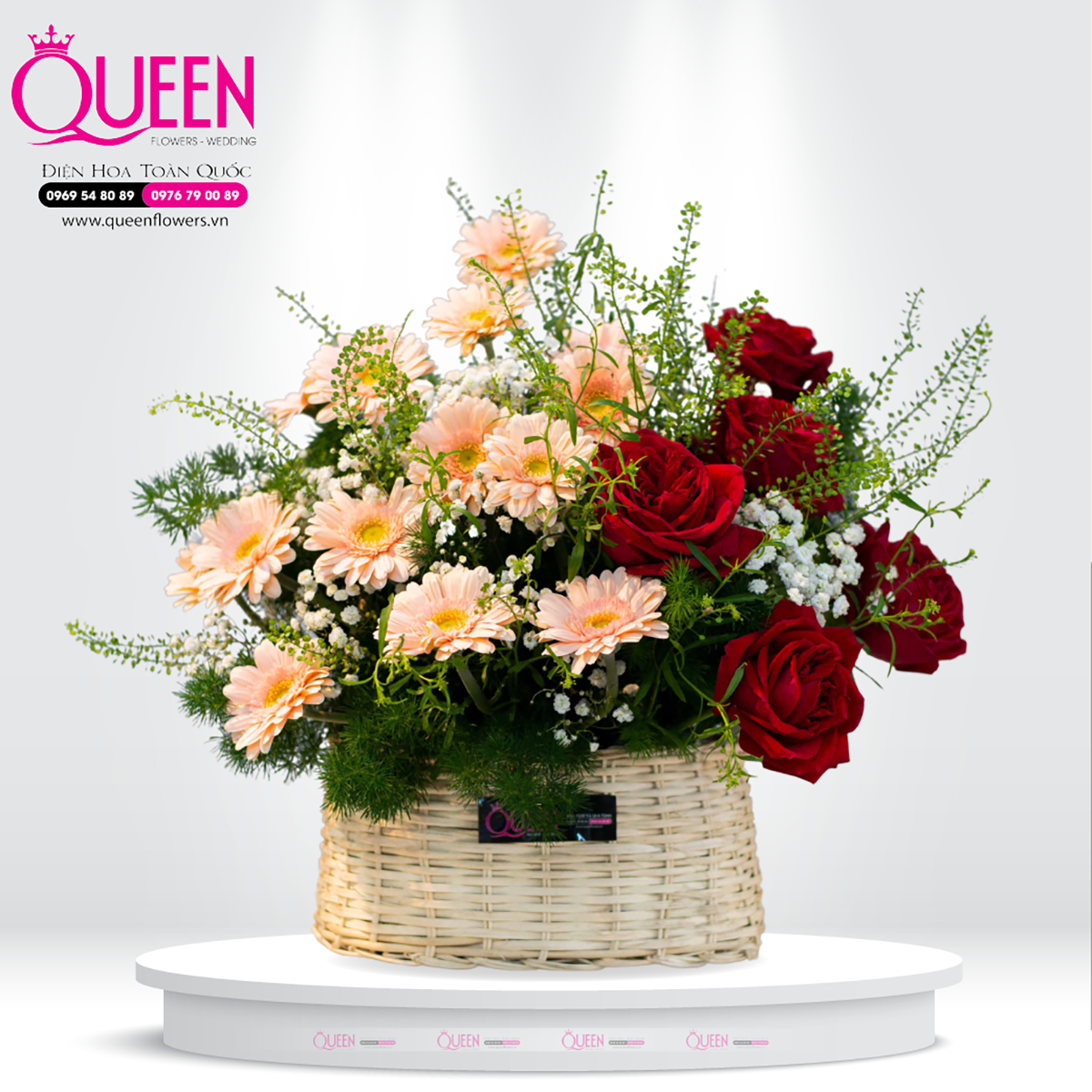 Mẫu Hoa Giỏ Đẹp 010