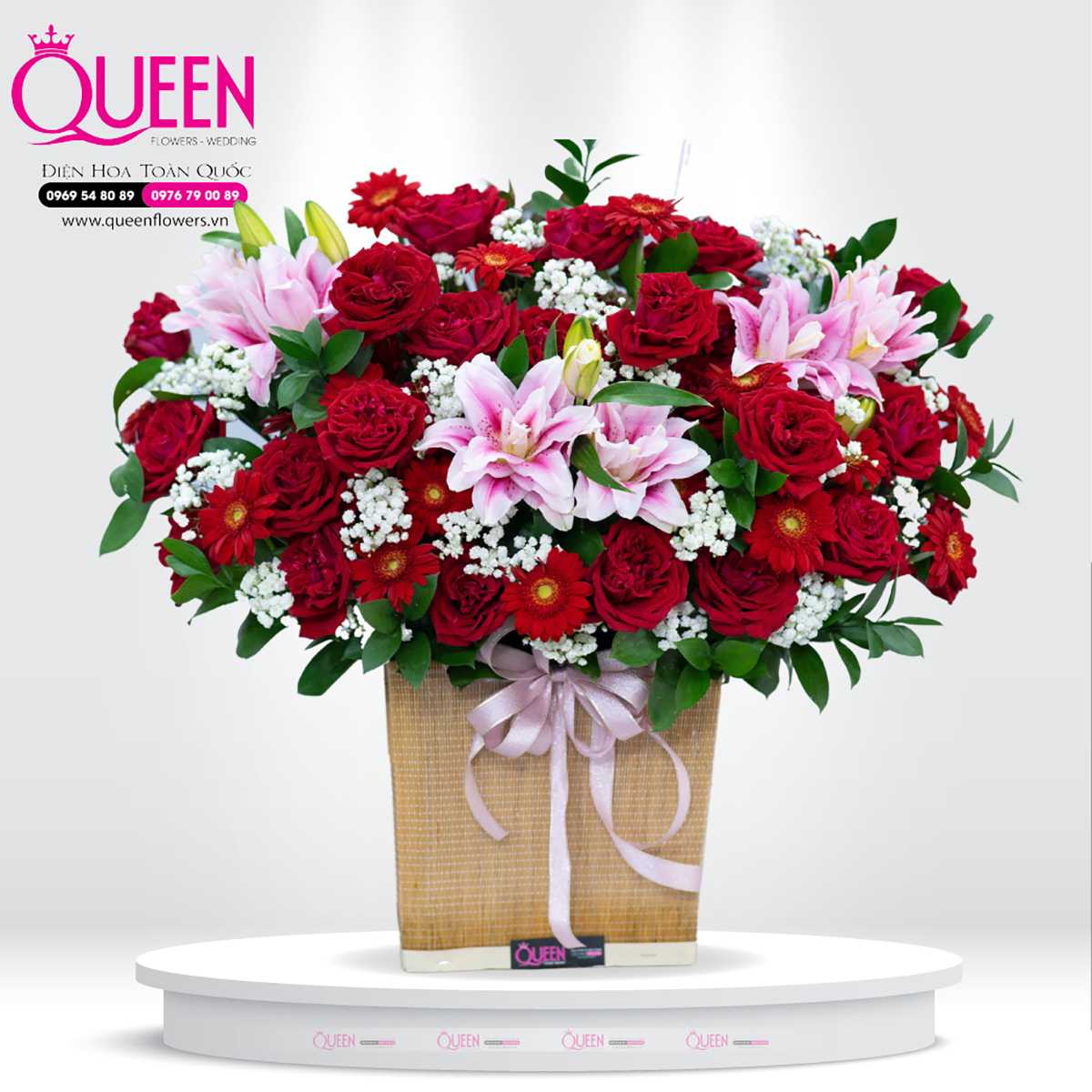 Mẫu Hoa Giỏ Đẹp 055