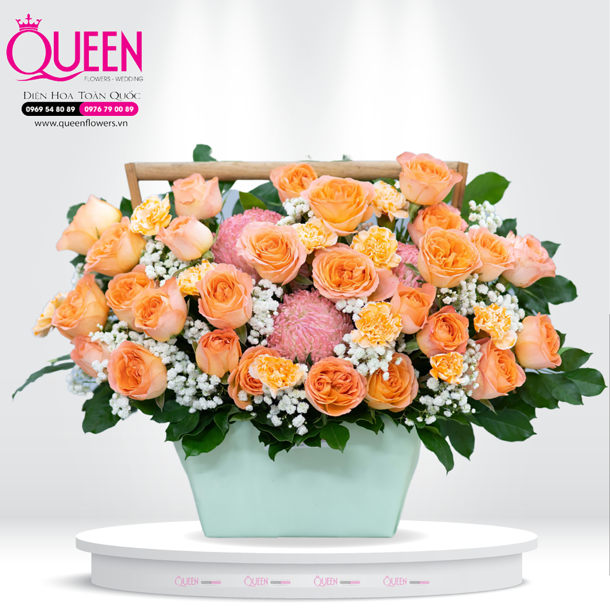 Mẫu Hoa Giỏ Đẹp 054