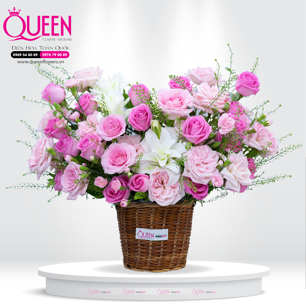 Mẫu Hoa Giỏ Đẹp 061