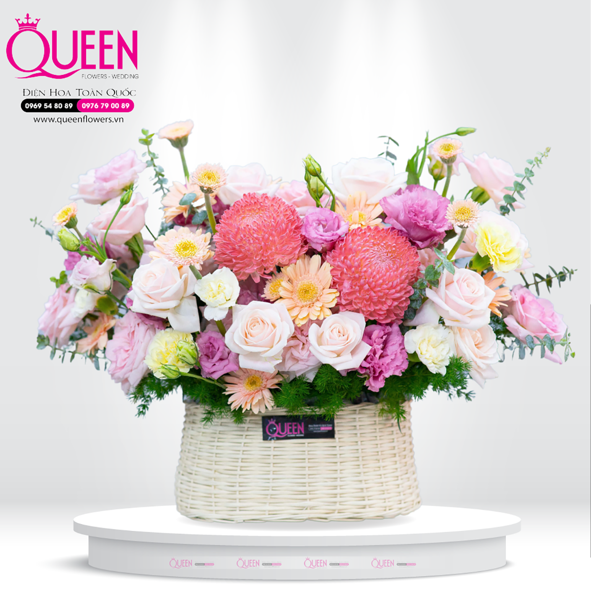 Mẫu Hoa Giỏ Đẹp 062