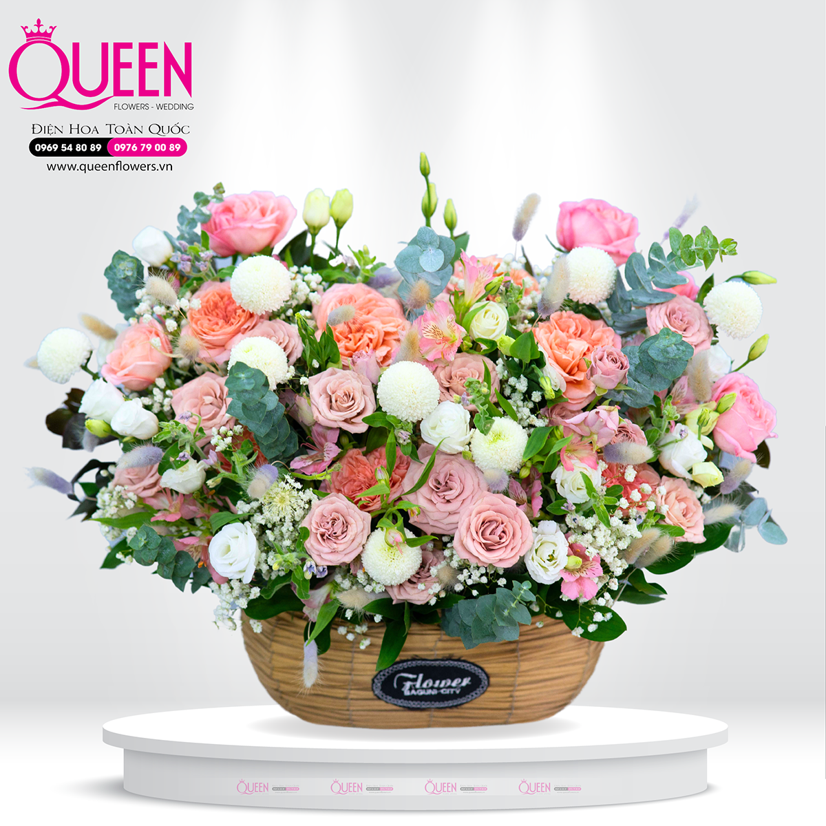 Mẫu Hoa Giỏ Đẹp 065