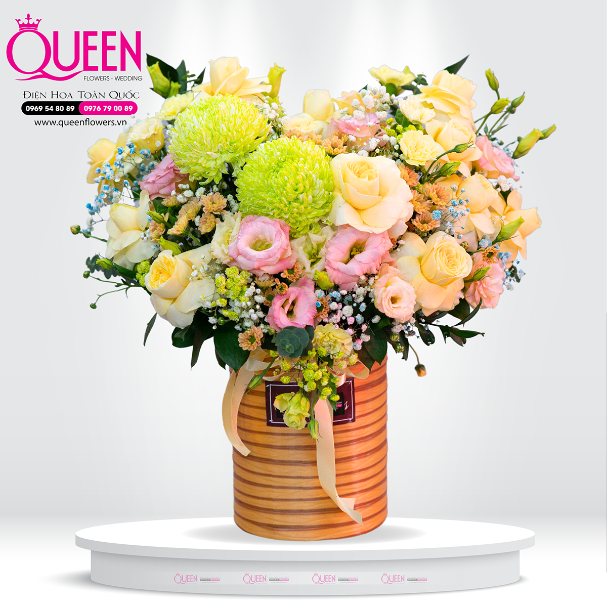 Mẫu Hoa Cắm Hộp Đẹp 122